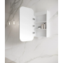 Newport Matte White Pill Led Mirror Shaving Cabinet 450*900